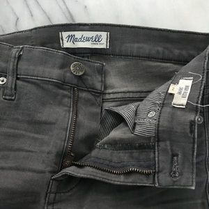 Madewell High Riser Grey Skinny Jeans